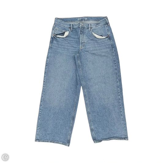 Jeans Wide Leg By Old Navy In Blue Denim, Size: 12