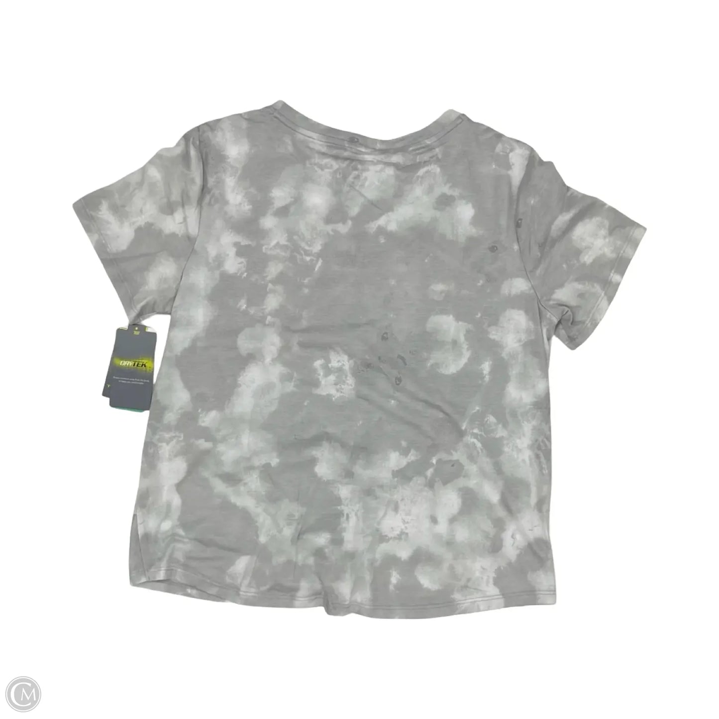 Athletic Top Short Sleeve By Tek Gear In Grey, Size: L