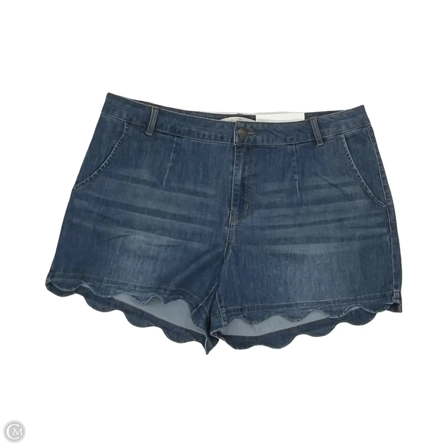 Shorts By Cato In Blue Denim, Size: 18