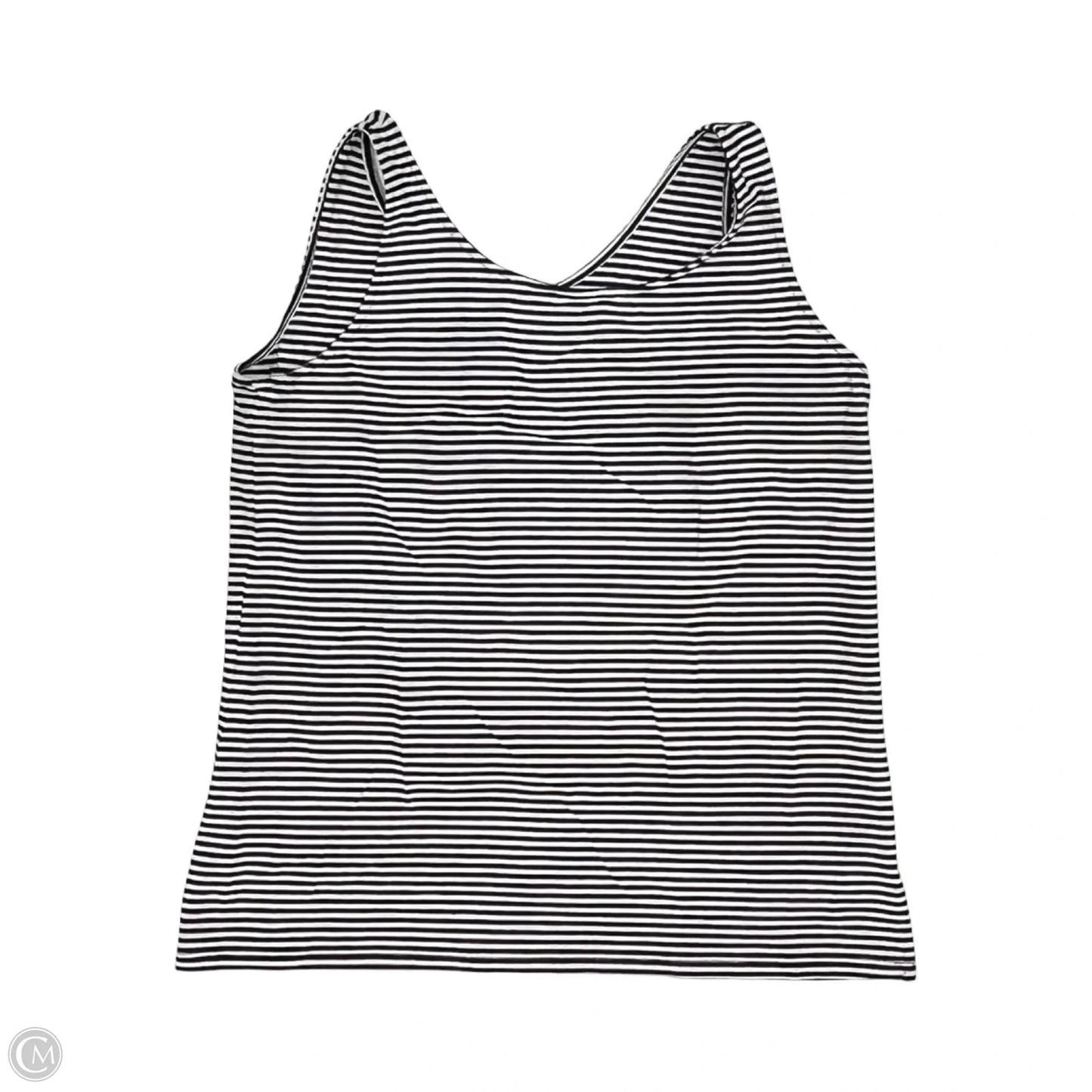 Tank Top By Talbots In Black & White, Size: M