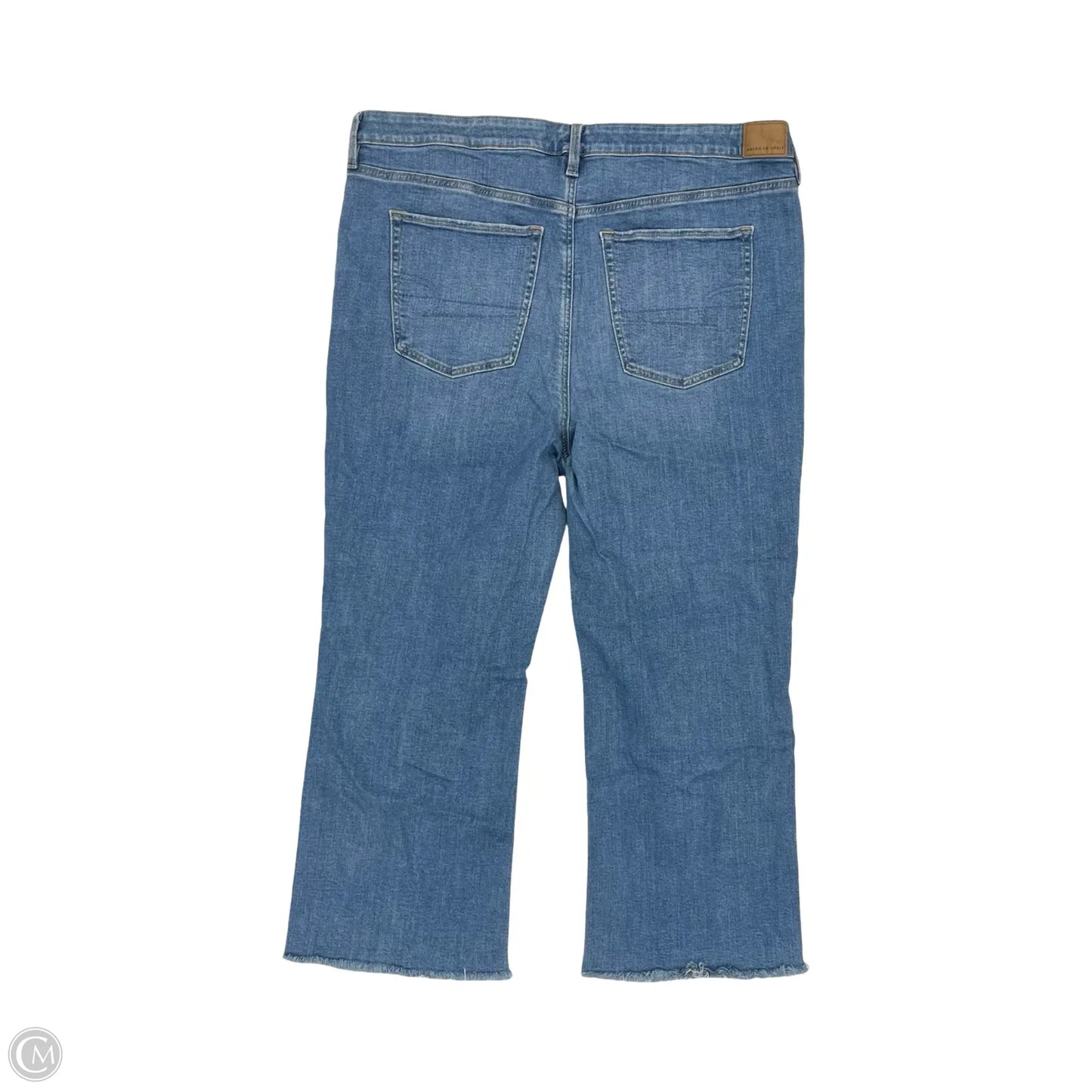 Jeans Cropped By American Eagle In Blue Denim, Size: 20