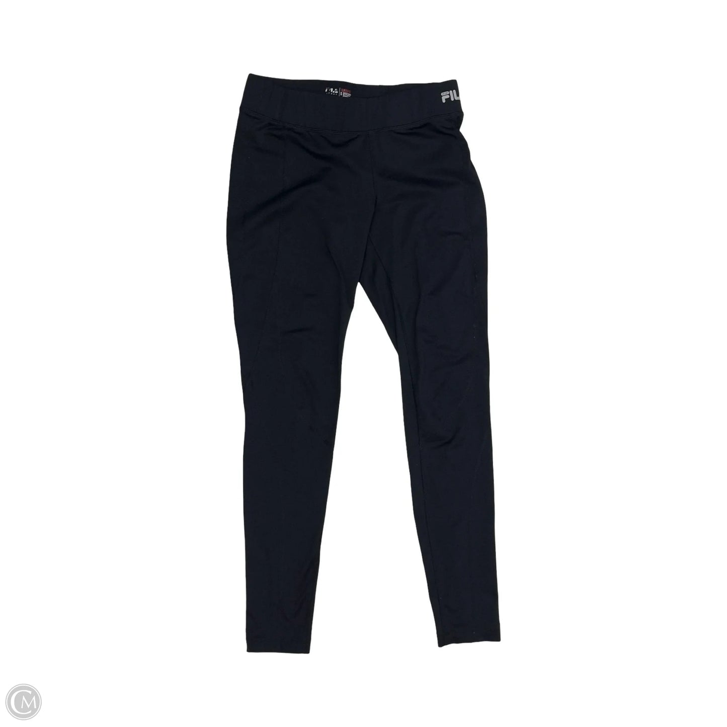 Athletic Leggings By Fila In Black, Size: S