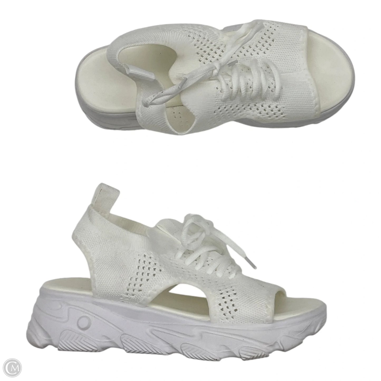 Sandals Flats By Cmf In White, Size: 7.5