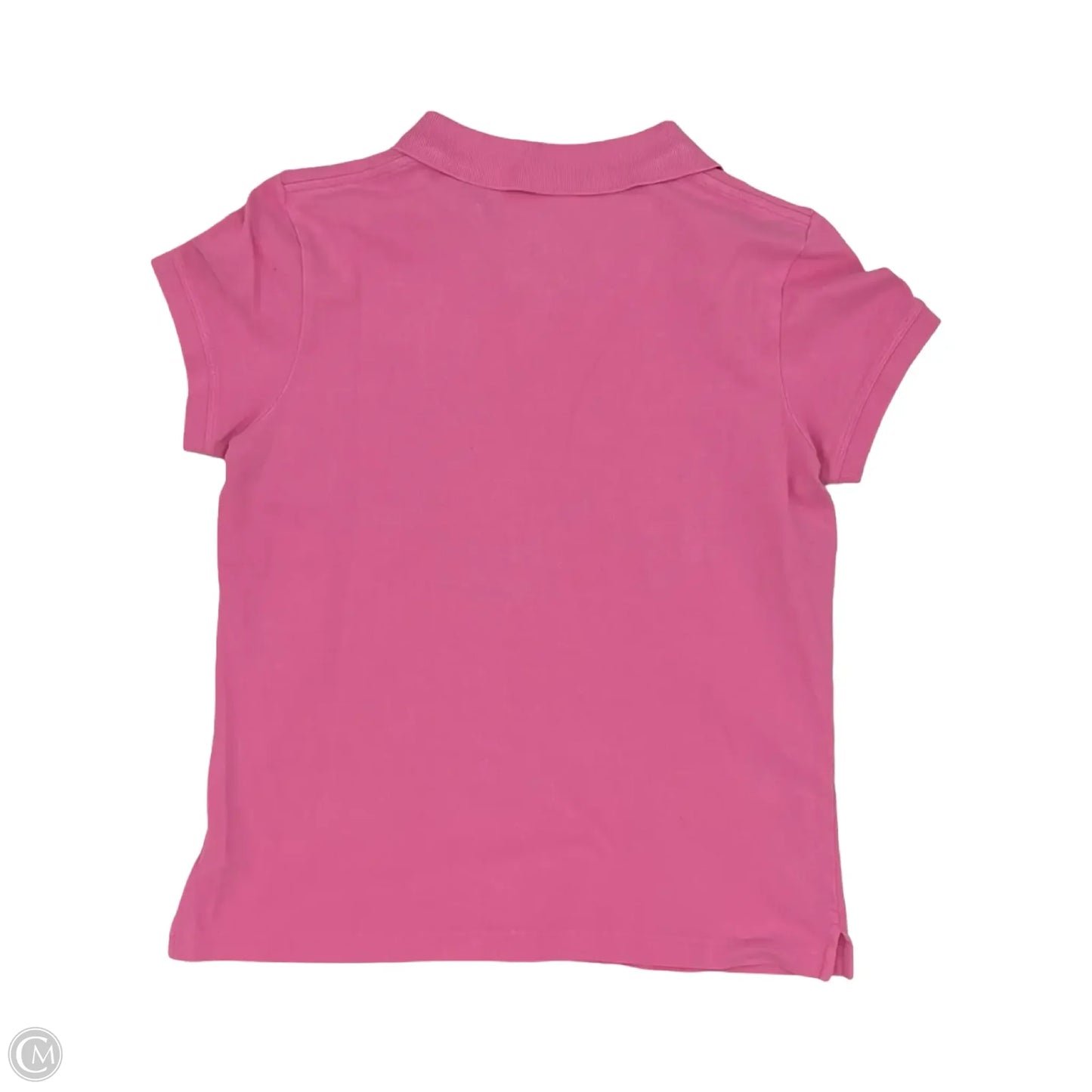 Top Short Sleeve Designer By Lilly Pulitzer In Pink, Size: L