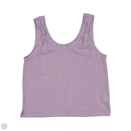 Top Sleeveless By Madewell In Purple, Size: S