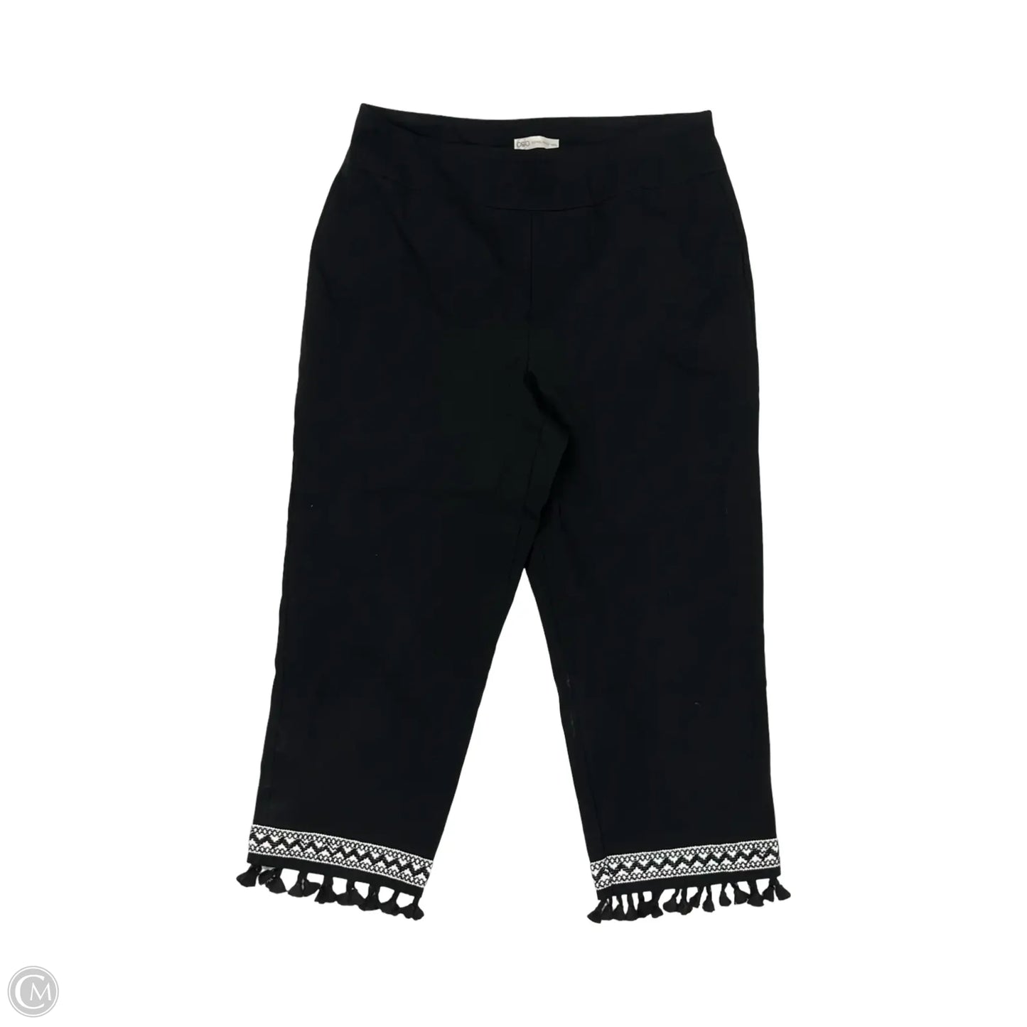 Pants Cropped By Cato In Black, Size: 14