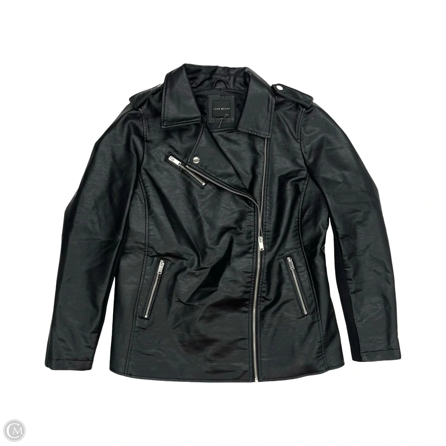 Jacket Moto By Apt 9 In Black, Size: S