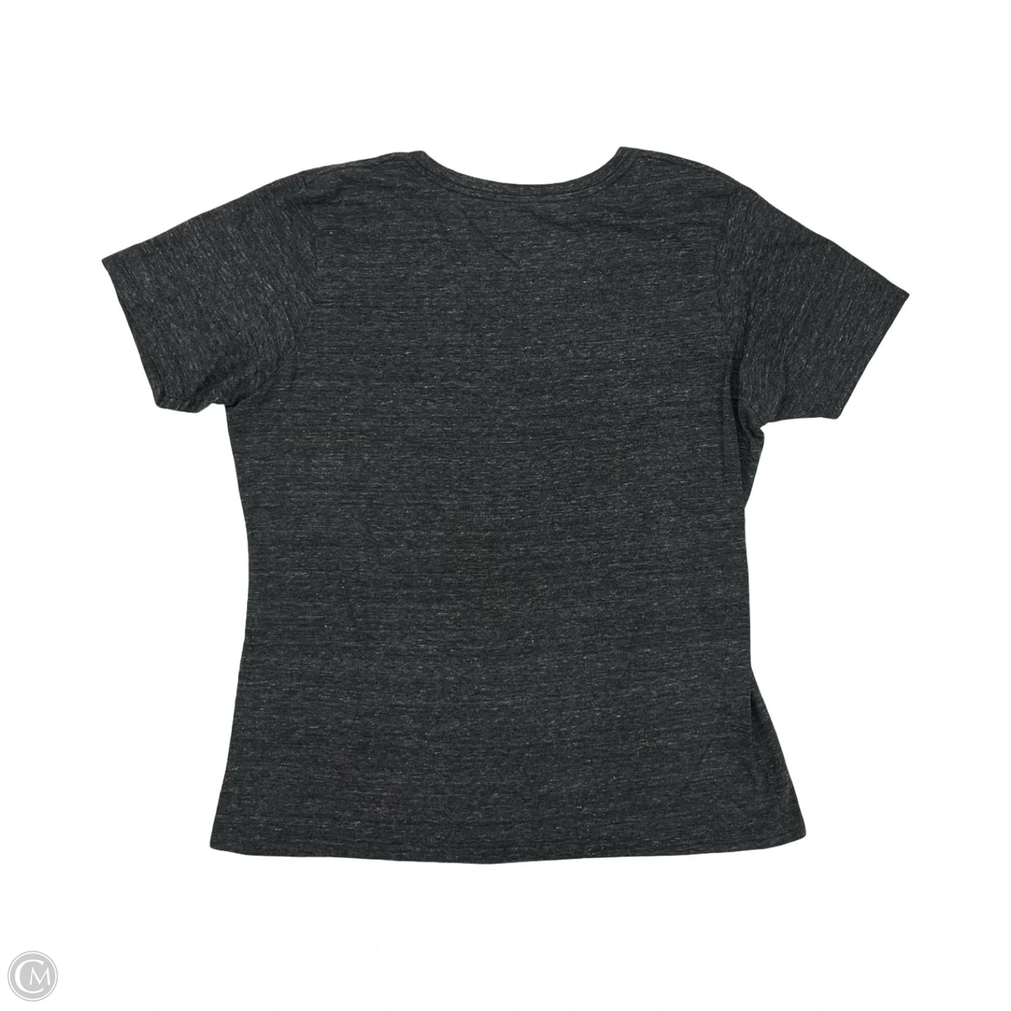 Athletic Top Short Sleeve By Fanatics In Grey, Size: 3x