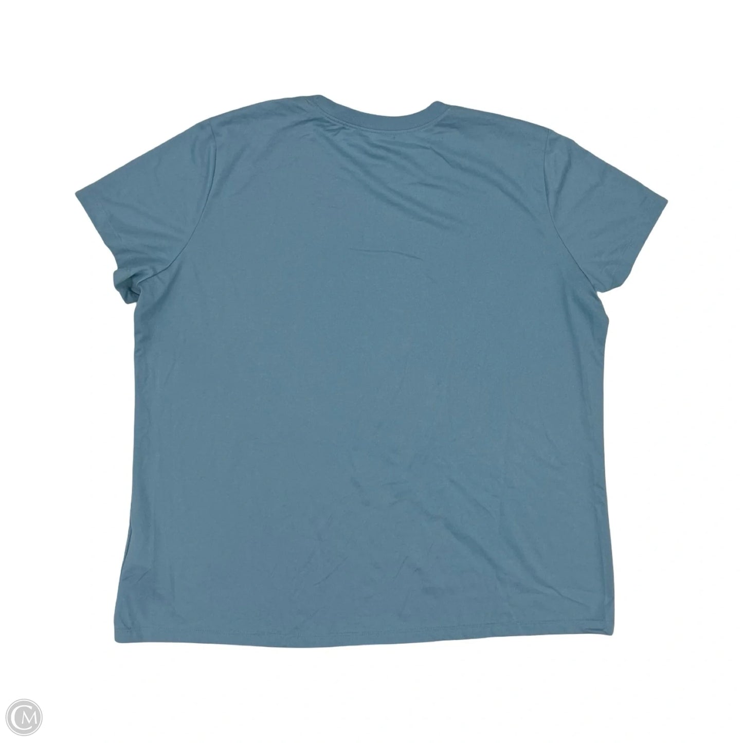 Athletic Top Short Sleeve By Nike Apparel In Blue, Size: Xxl