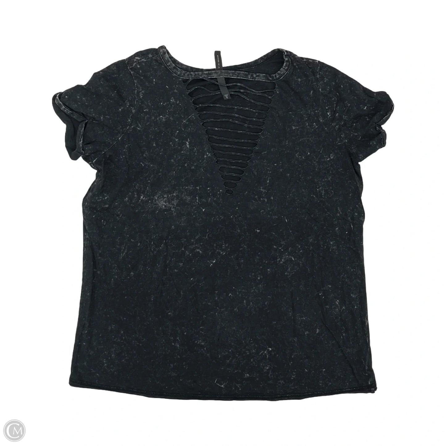 Top Short Sleeve By Torrid In Black, Size: 1x