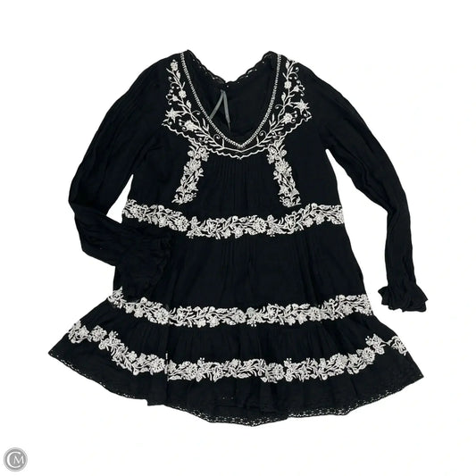 Dress Party Short By Anthropologie In Black & White, Size: S