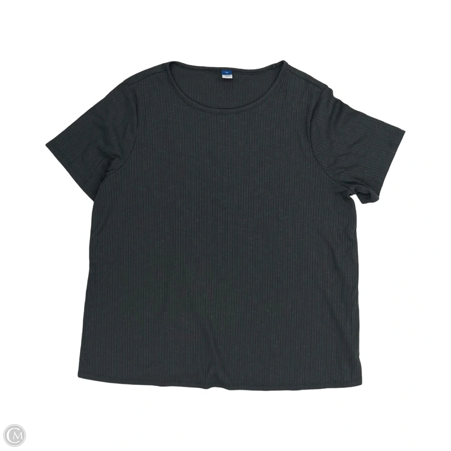 Top Short Sleeve By Old Navy In Grey, Size: L