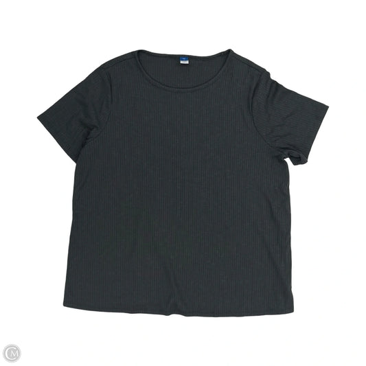 Top Short Sleeve By Old Navy In Grey, Size: L