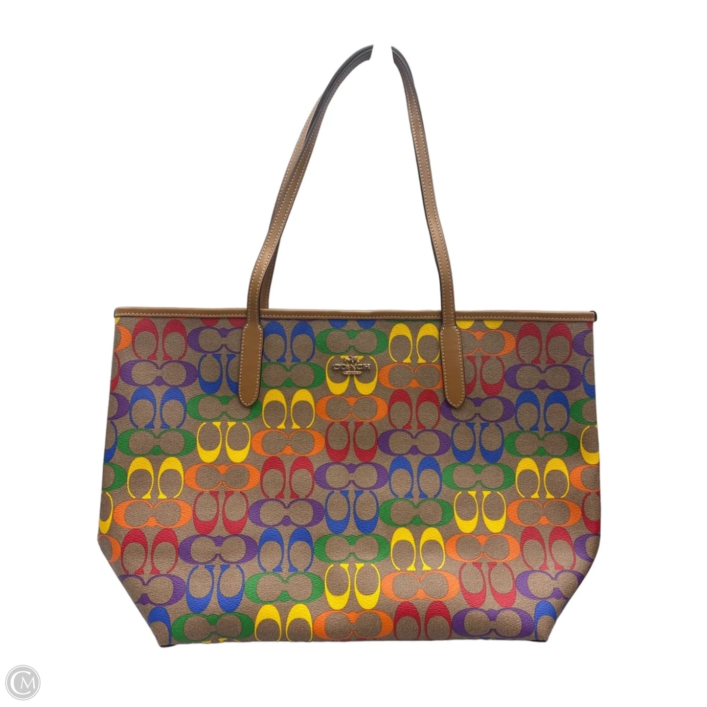 Tote Designer By Coach, Size: Medium