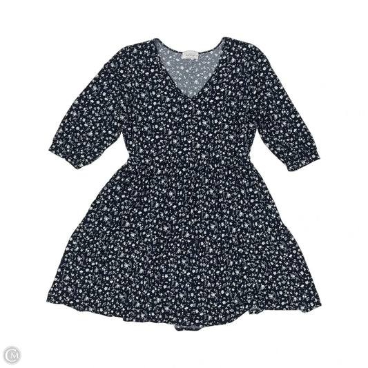 Dress Party Short By Kaileigh In Blue & White, Size: 1x