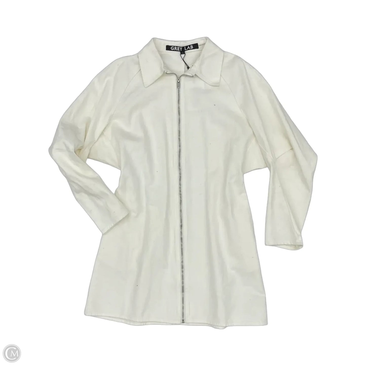Dress Casual Short By Grey Lab In White Denim, Size: L