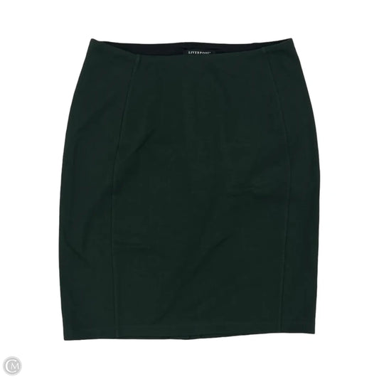 Skirt Midi By Liverpool In Green, Size: 16