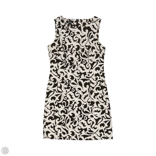Dress Work By Agb In Brown & Cream, Size: 8