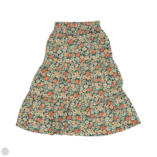 Skirt Maxi By Clothes Mentor In Floral Print, Size: S