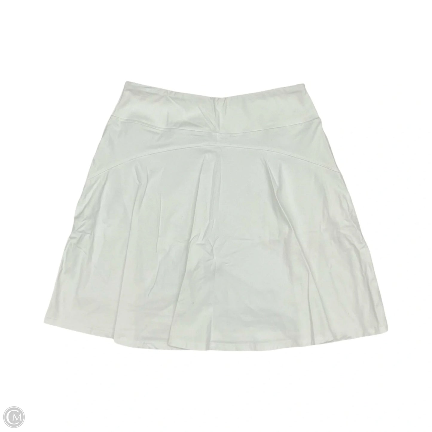 Athletic Skort By Clothes Mentor In White, Size: L
