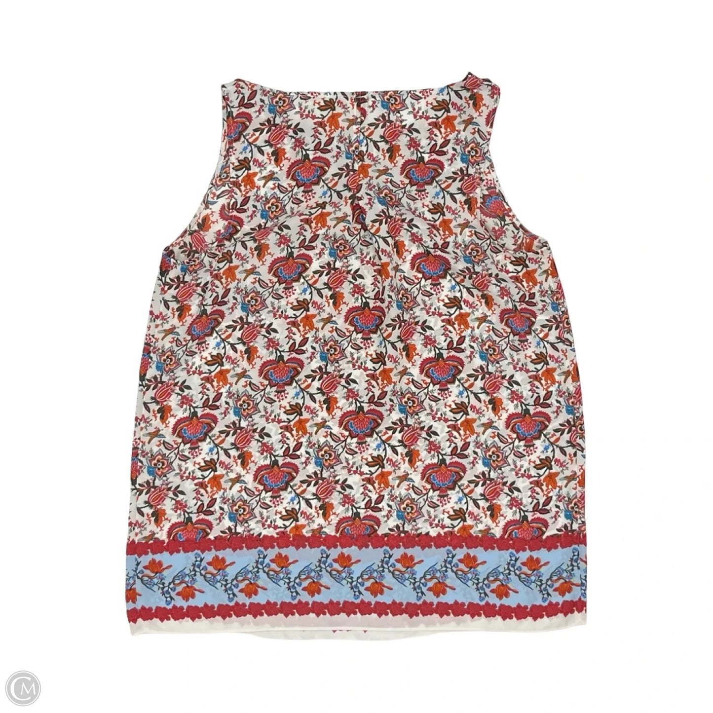 Blouse Sleeveless By Max Studio In Floral Print, Size: M