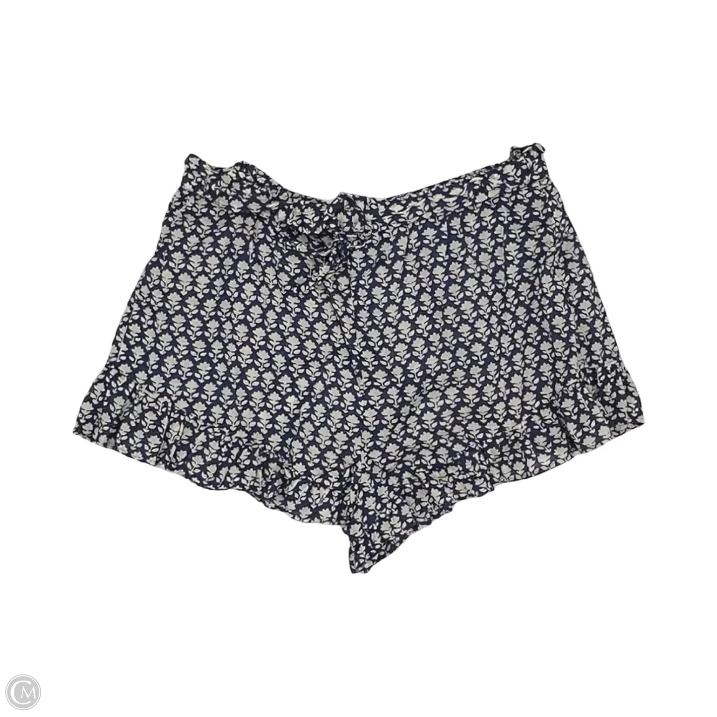 Shorts By J. Crew In Blue & Cream, Size: S