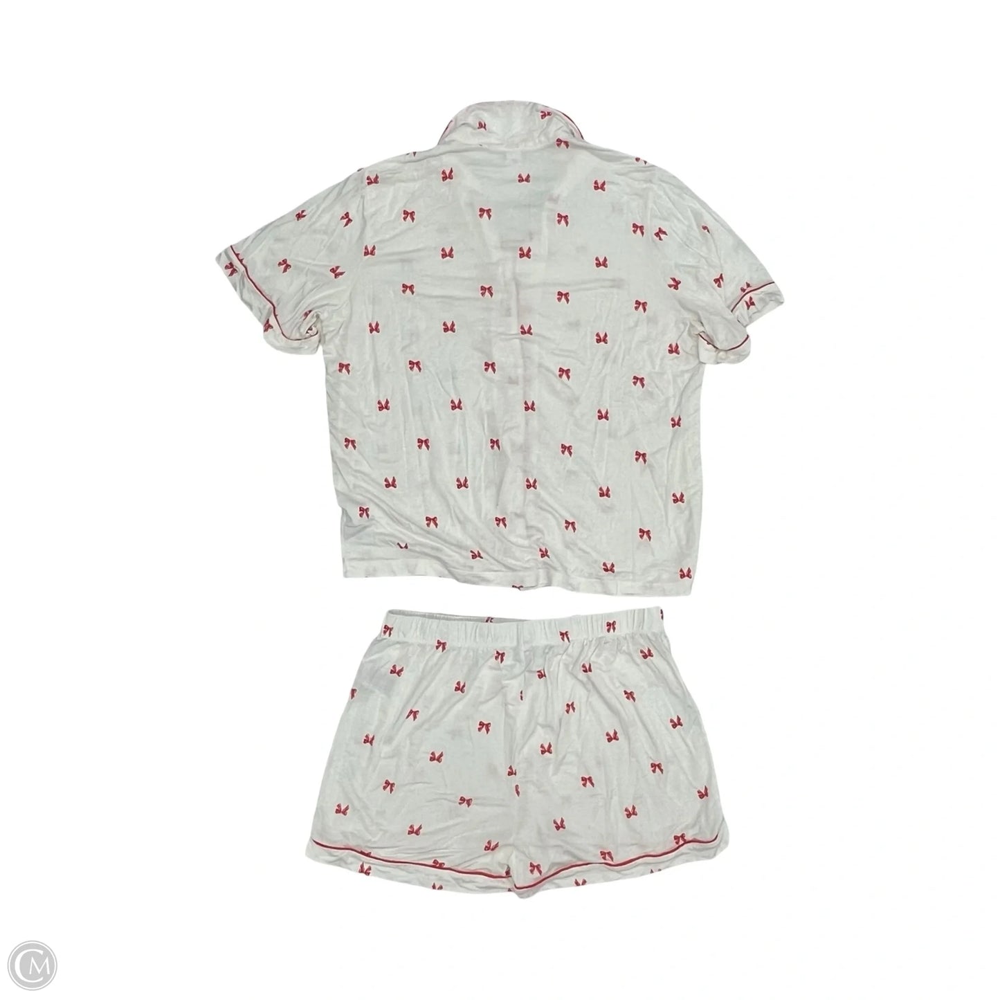 Pajamas 2pc By Old Navy In Red & White, Size: M