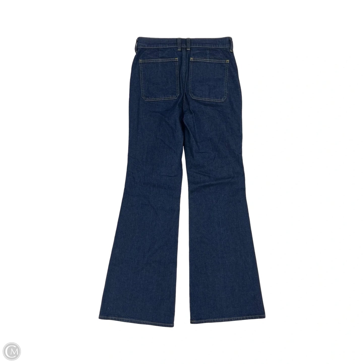 Jeans Flared By J. Crew In Blue Denim, Size: 2
