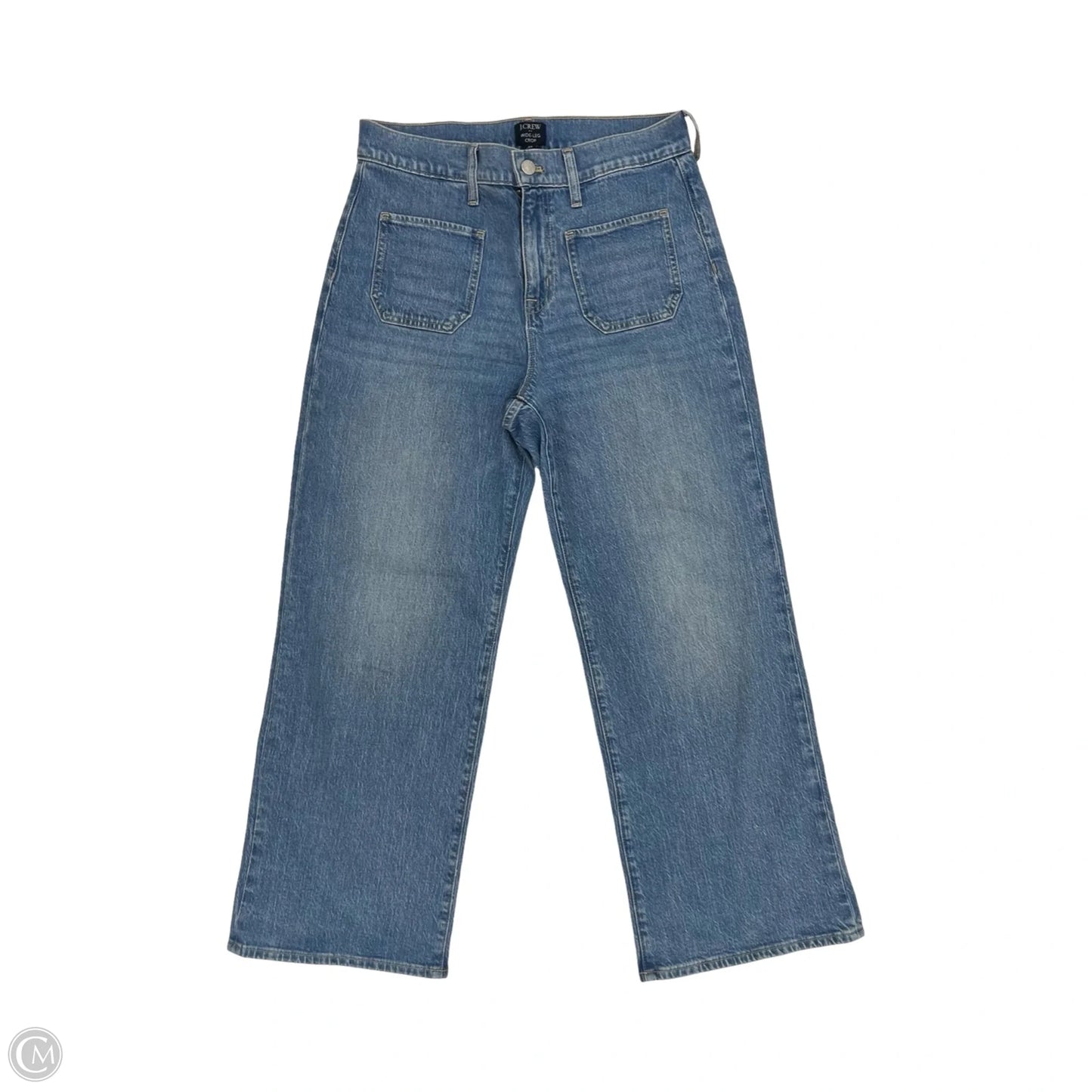 Jeans Wide Leg By J. Crew In Blue Denim, Size: 2