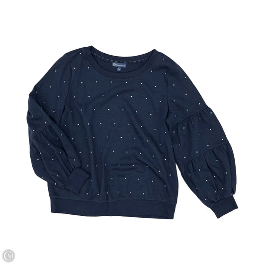 Sweatshirt Crewneck By Democracy In Navy, Size: S