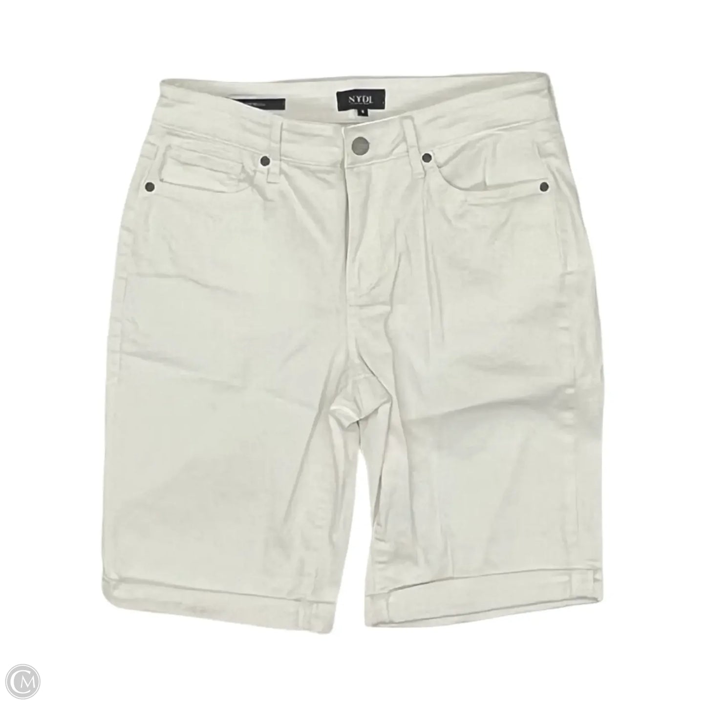 Shorts By Not Your Daughters Jeans In White Denim, Size: 8