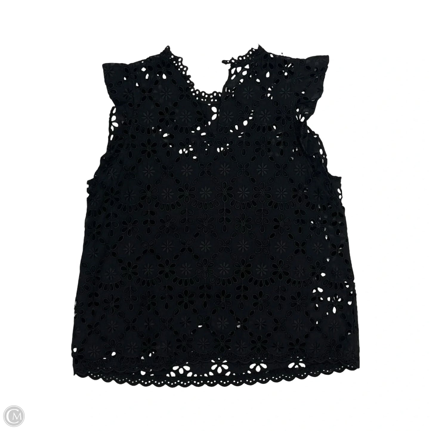 Top Short Sleeve By J. Crew In Black, Size: L