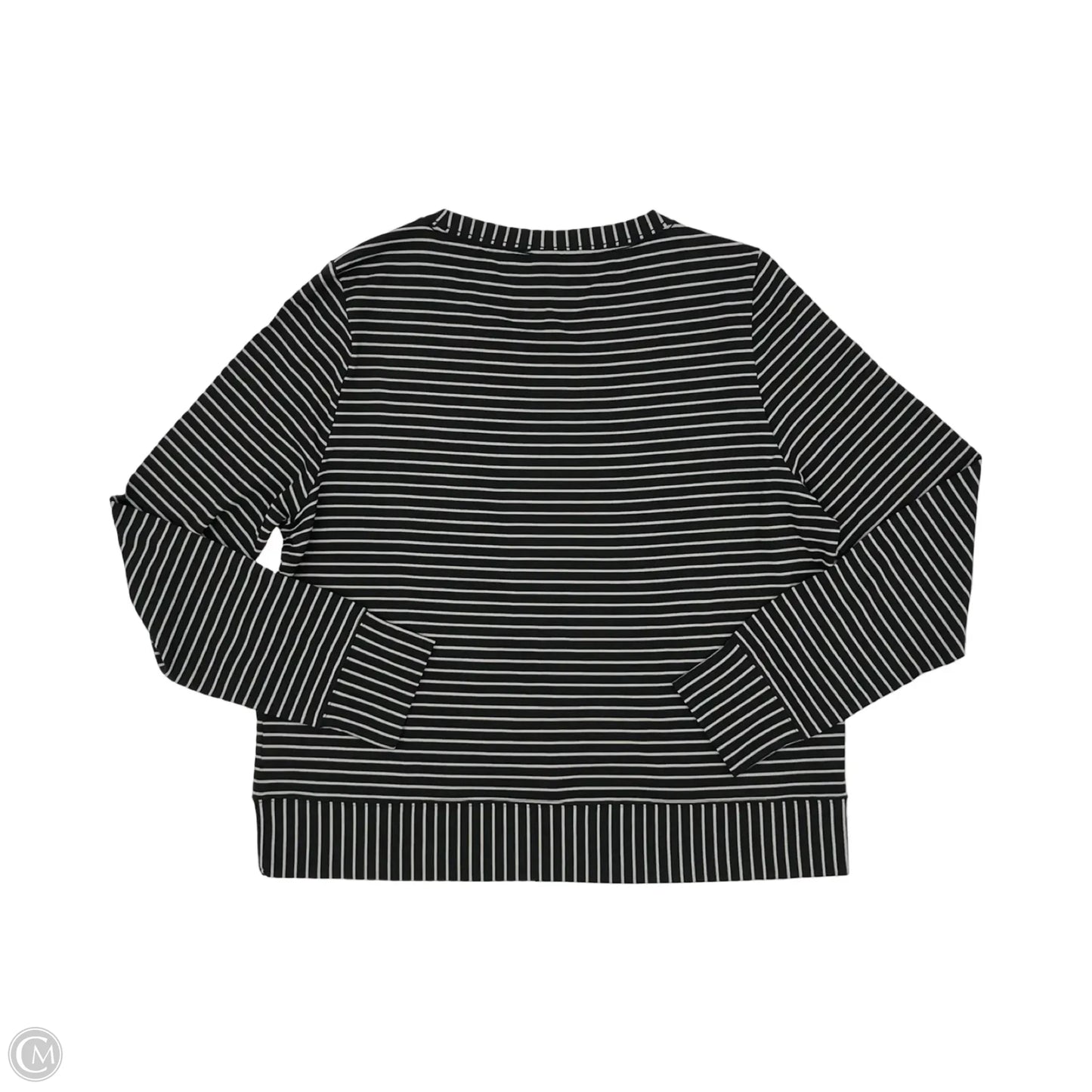 Athletic Top Long Sleeve Crewneck By Lole In Black & Grey, Size: Xl