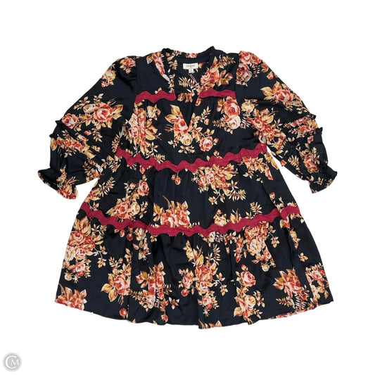 Dress Party Short By Umgee In Floral Print, Size: S
