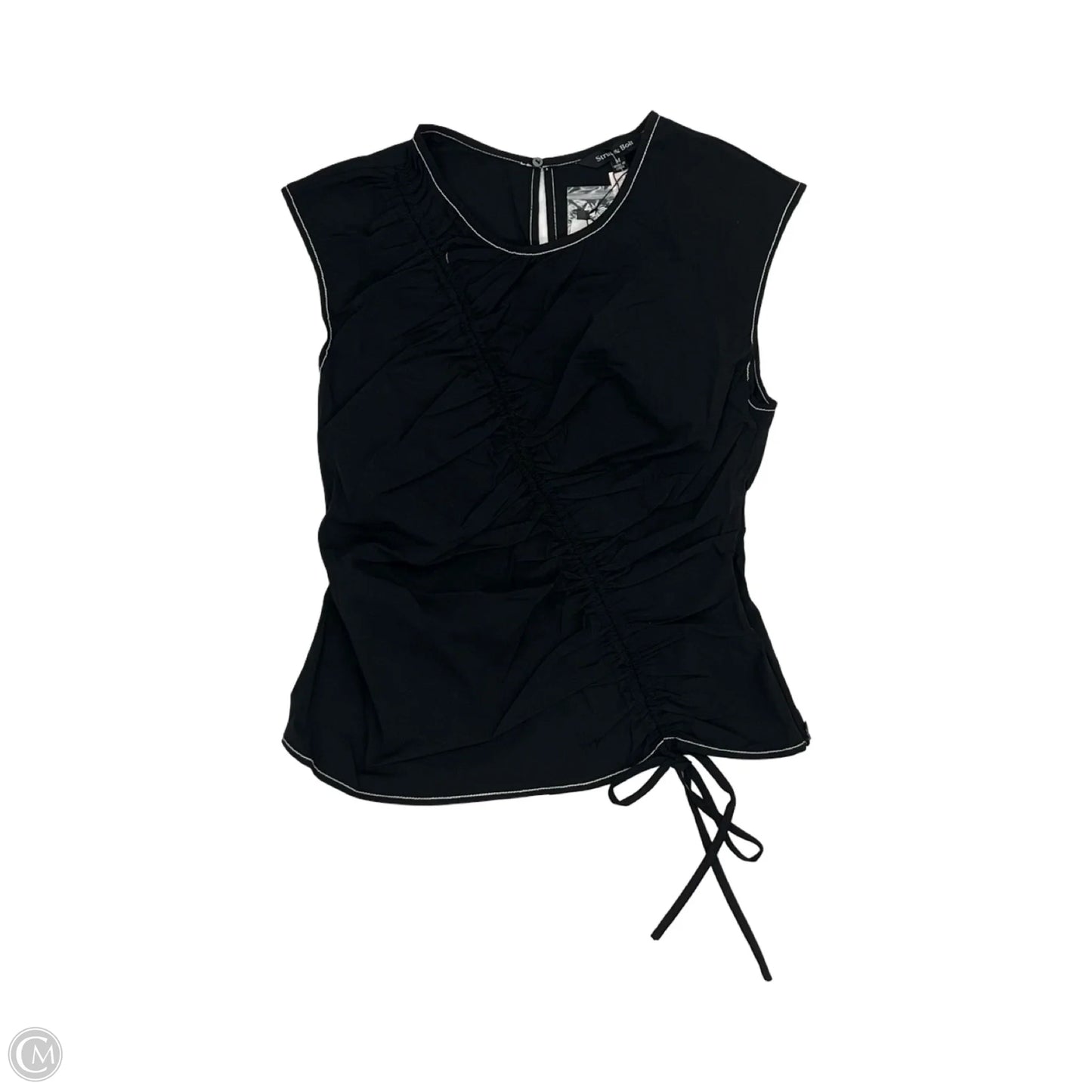 Blouse Sleeveless By Strut & Bolt In Black, Size: M
