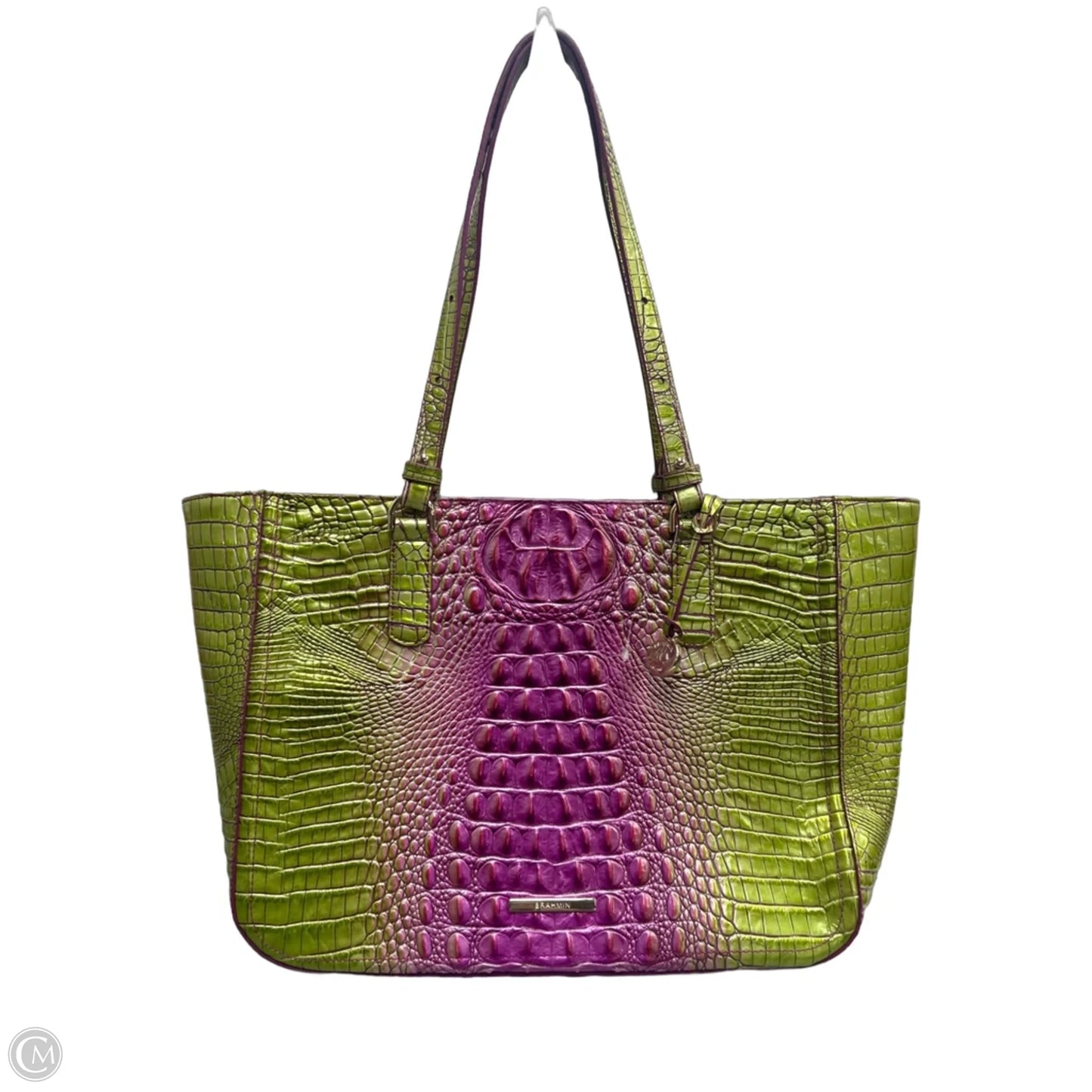 Handbag Designer By Brahmin, Size: Large