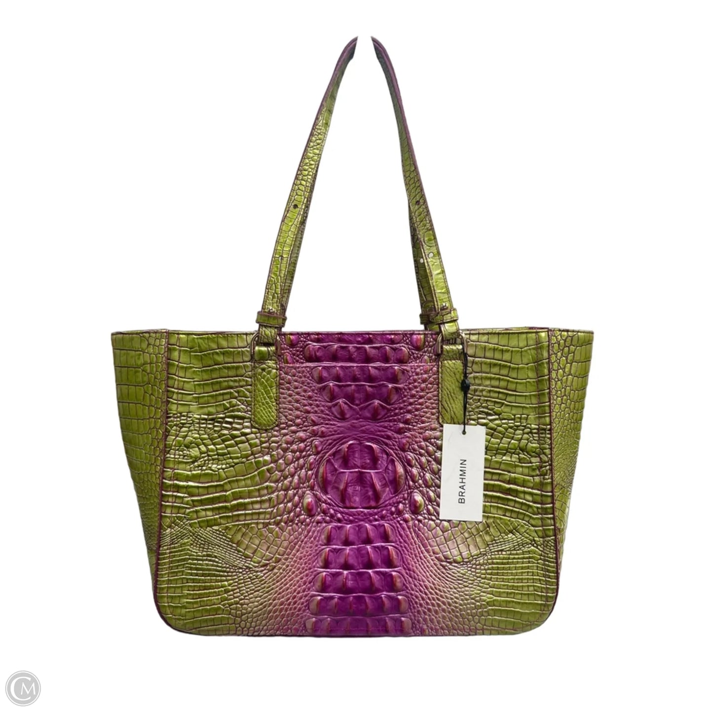 Handbag Designer By Brahmin, Size: Large