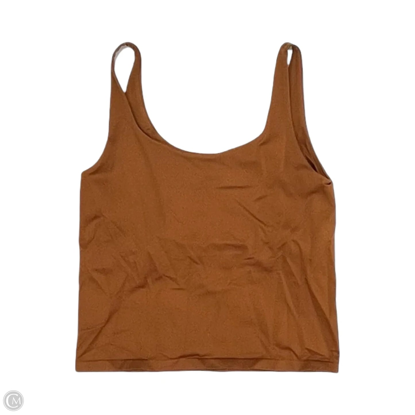 Athletic Tank Top By Clothes Mentor In Brown, Size: Large