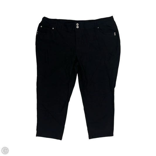 Pants Cropped By Clothes Mentor In Black, Size: 24