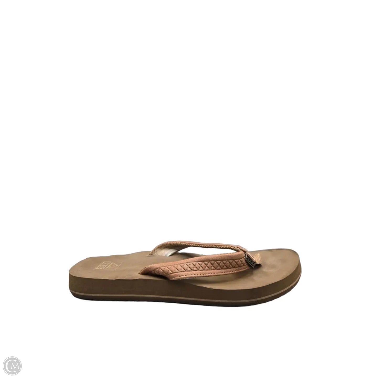 Sandals Flip Flops By Reef In Tan, Size: 8