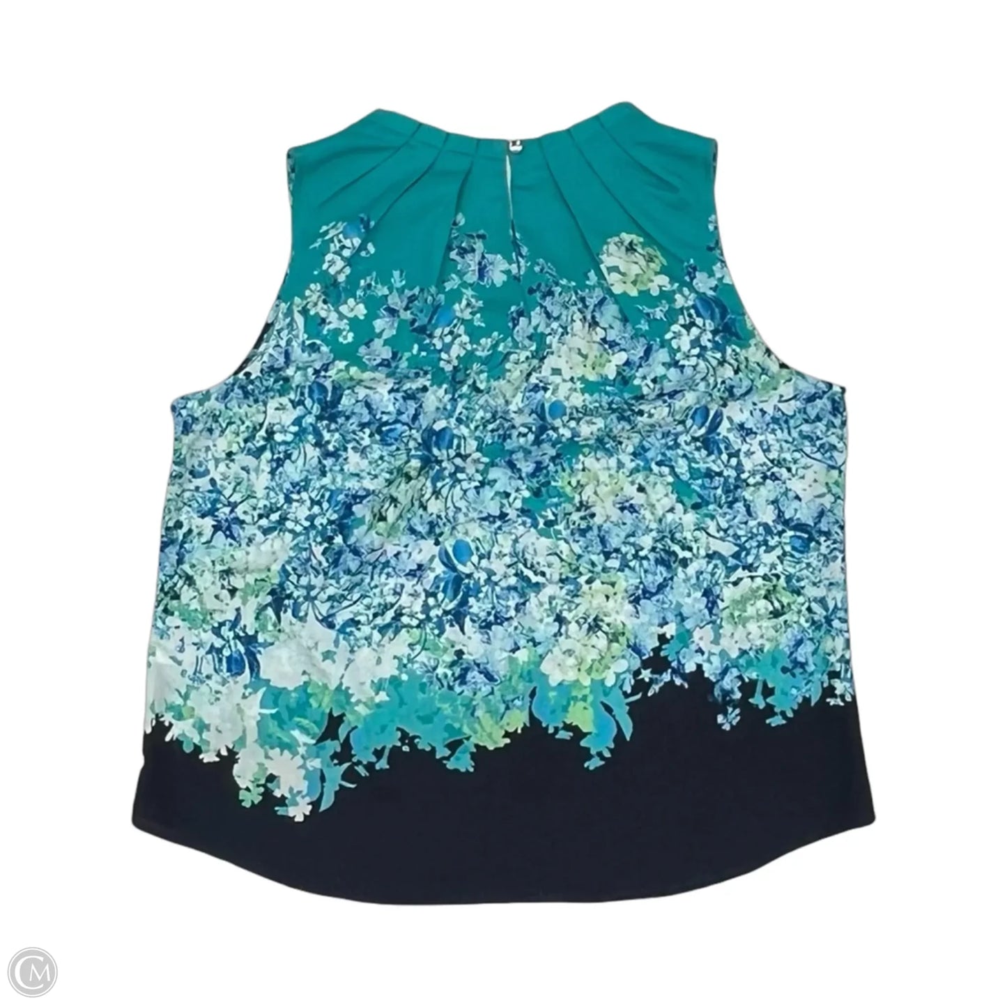 Blouse Sleeveless By New York And Co In Blue, Size: Xl