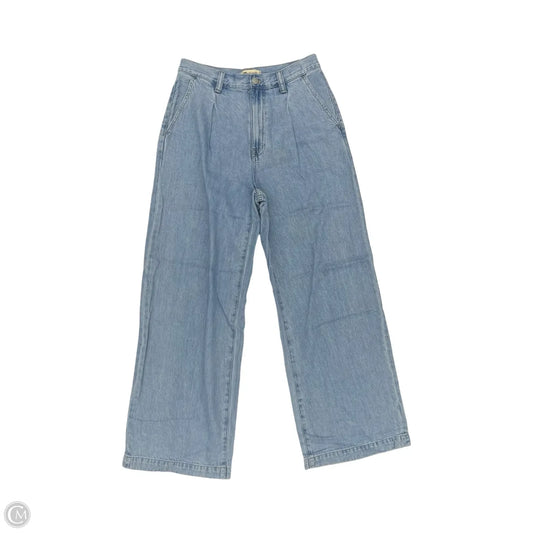 Jeans Wide Leg By Madewell In Blue Denim, Size: 4