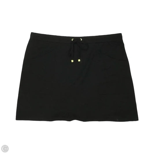 Skort By Anne Klein In Black, Size: L