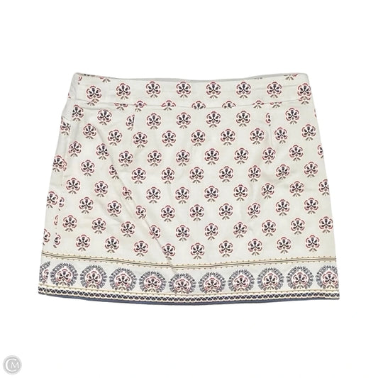Skort By Croft And Barrow In Blue & Red & White, Size: 16