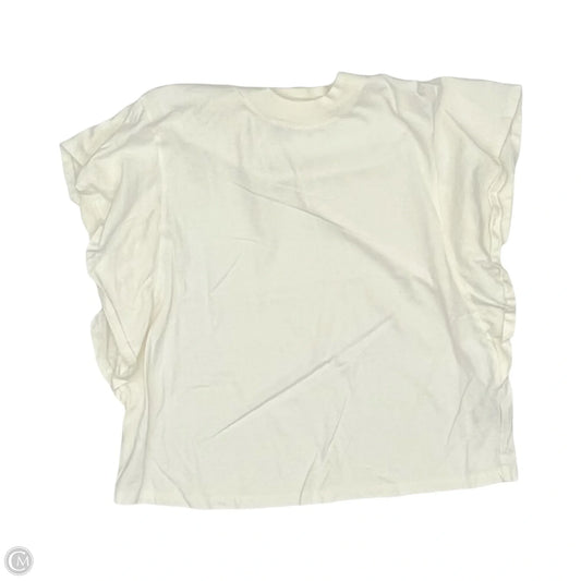 Top Short Sleeve By Madewell In Cream, Size: Xl
