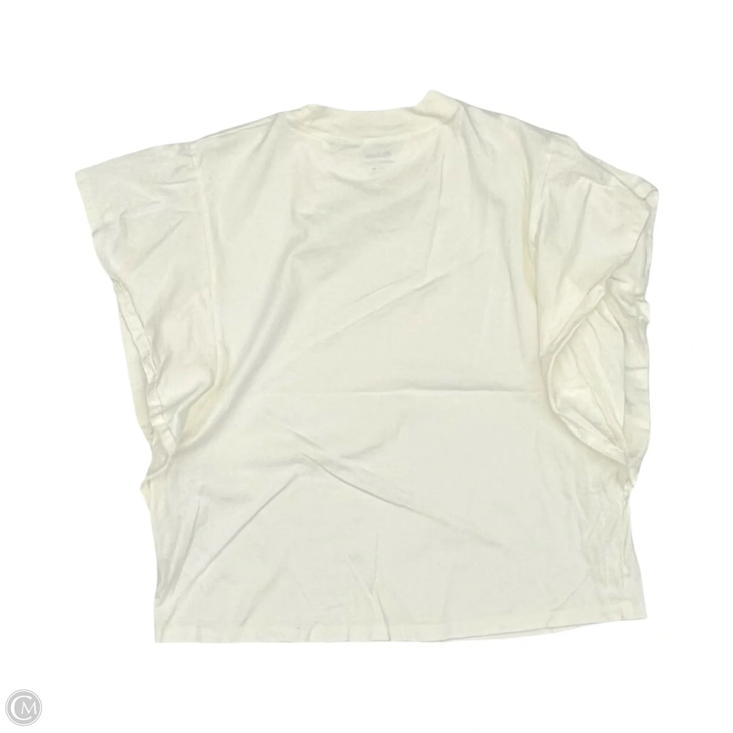 Top Short Sleeve By Madewell In Cream, Size: Xl