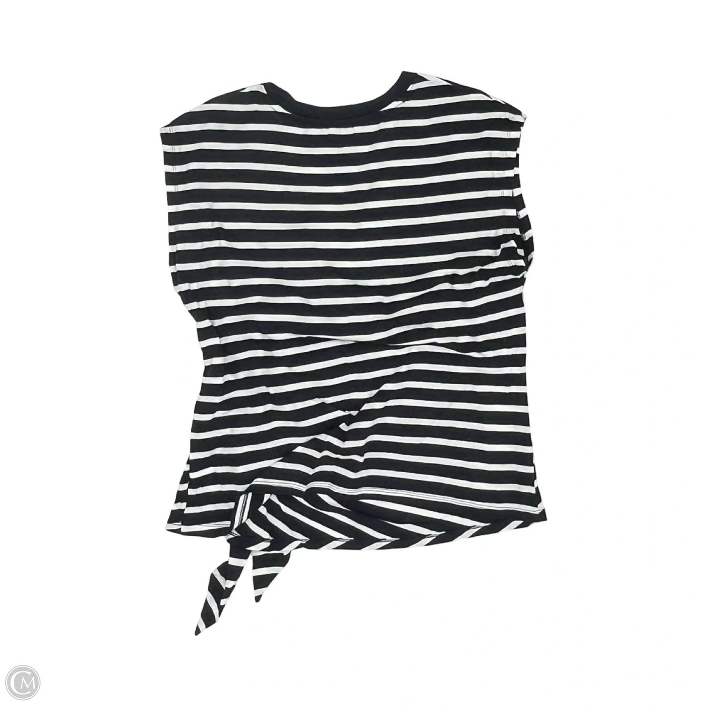 Top Sleeveless By Old Navy In Blue & White, Size: L