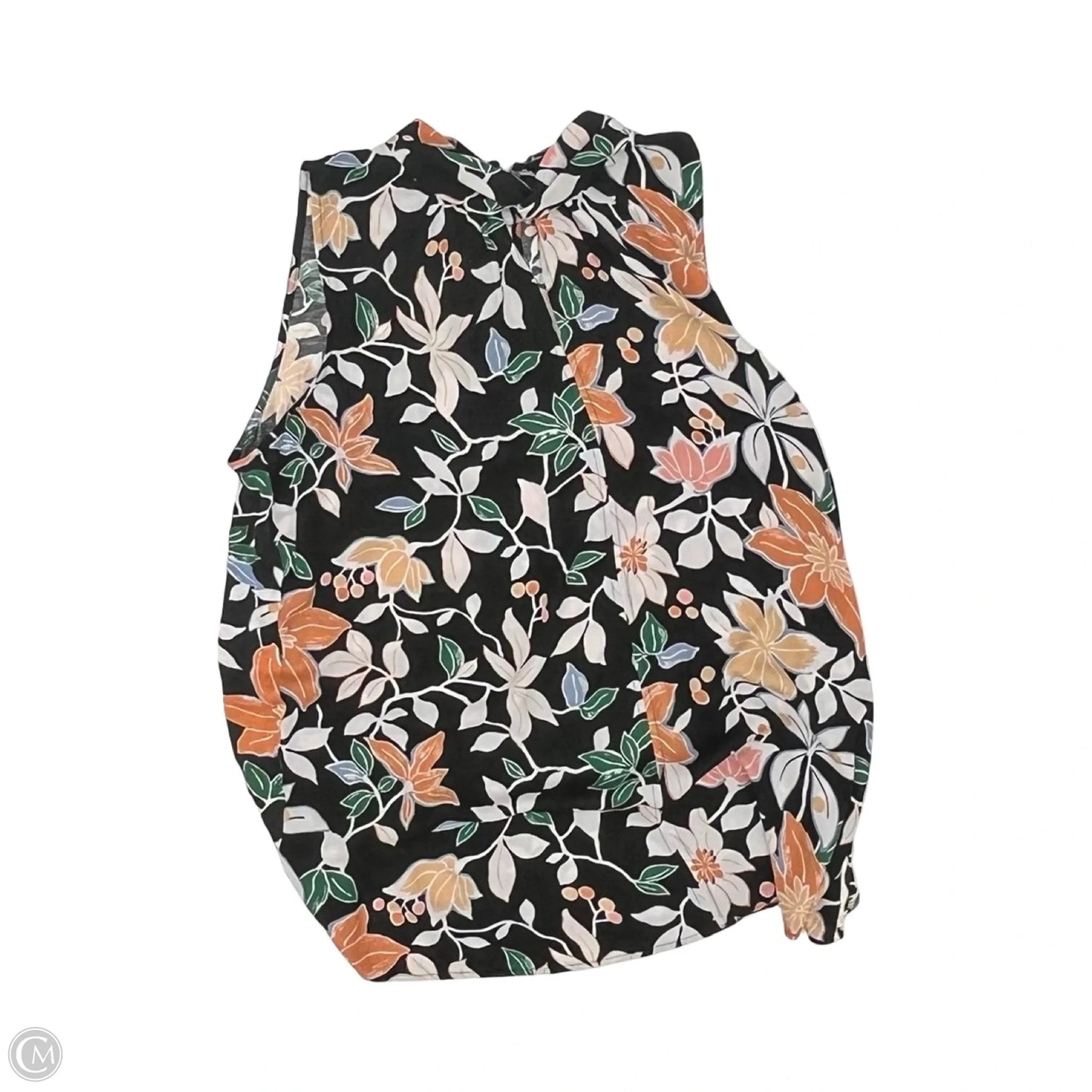 Blouse Sleeveless By Loft In Floral Print, Size: L