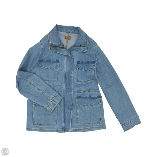 Jacket Denim By Judy Blue In Blue Denim, Size: M