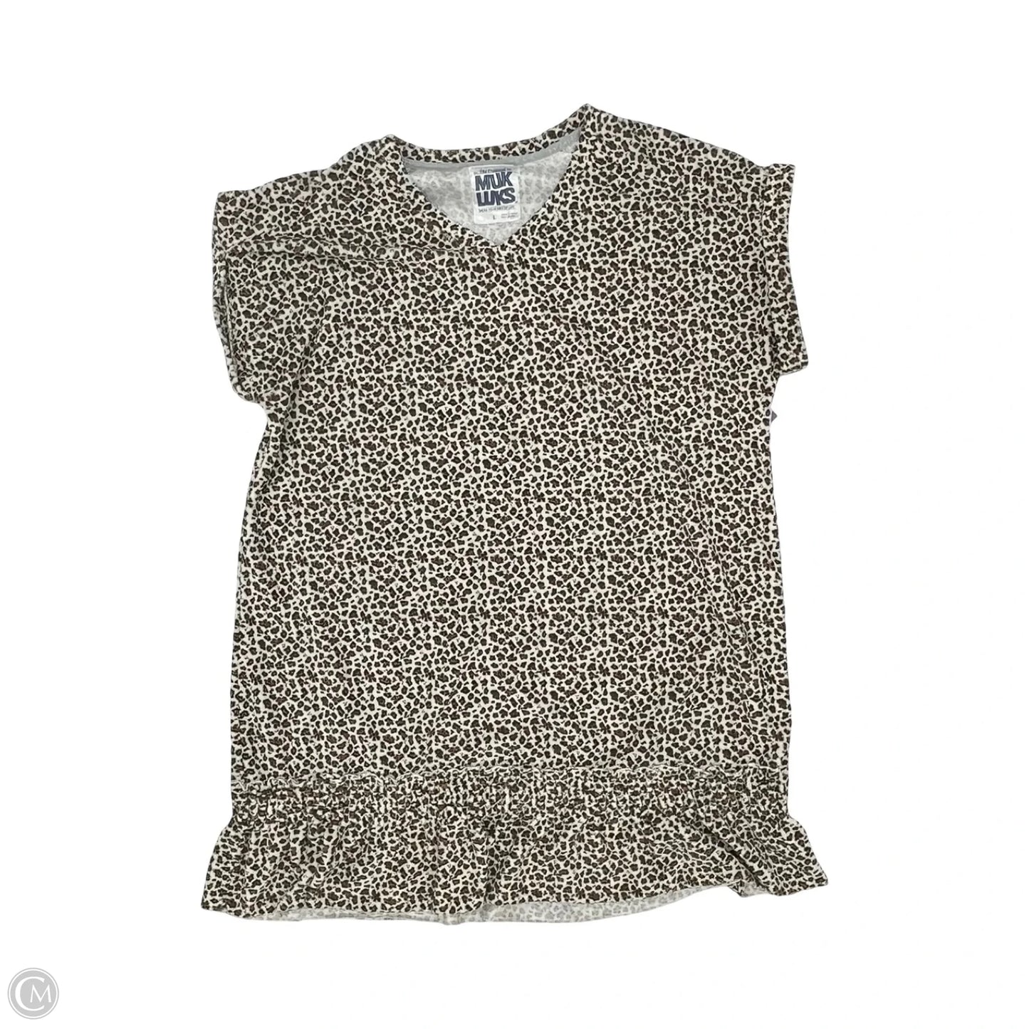 Nightgown By Muk Luks In Animal Print, Size: L
